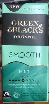 Green & Blacks Smooth Mint by Green & Blacks - 50% chocolate bar