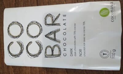 Cocobar Chocolate by Coconama - 70% chocolate bar