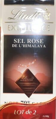 Excellence - Sel rose de l’himalaya by Lindt - 70% chocolate bar