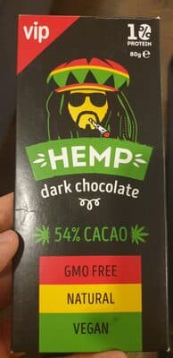 Hemp dark chocolate by Hemp - 70% chocolate bar