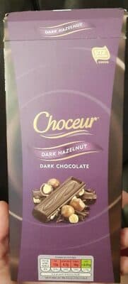 Choceur Dark Hazelnut by Choceur - 70% chocolate bar