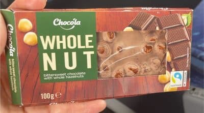 Whole Nut Bittersweet Chocolate Bar by Penny - 70% chocolate bar