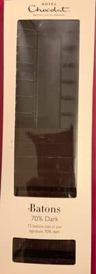 Batons 70% Dark by hotel chocolat - 70% chocolate bar