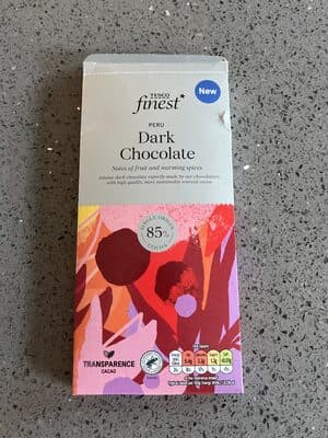 Peru Dark Chocolate by tesco - 70% chocolate bar