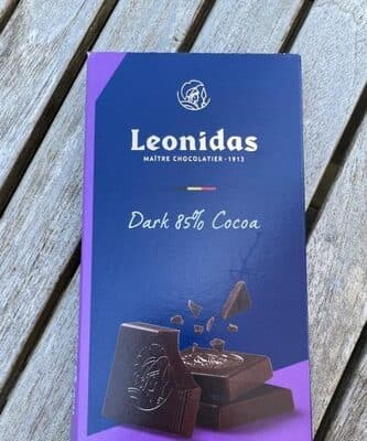 Dark 85% cocoa by Leonidas - 85% chocolate bar