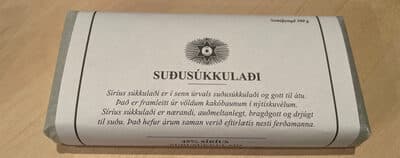 Dark chocolate 45% by Nói Síríus - 45% chocolate bar
