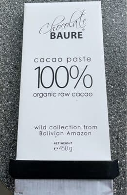 Chocolate 100% by Baure - 100% chocolate bar