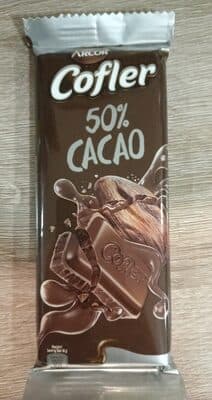 Cofler 50% Cacao by Arcor - 50% chocolate bar