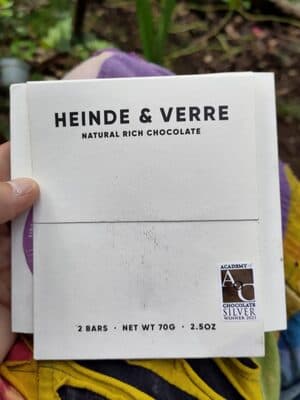 Natural Rich Chocolate by Heinde & Verre - 70% chocolate bar