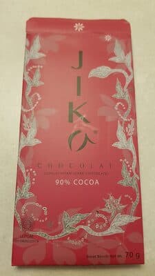 chocolat noir 90% by jika - 90% chocolate bar