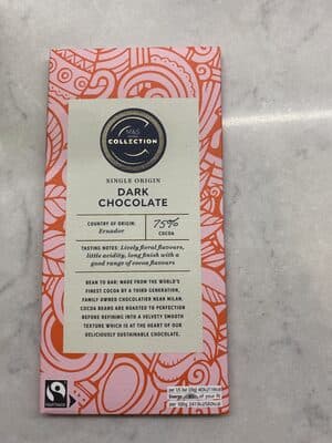 Dark Chocolate Single Origin Ecuador by Marks & Spencer’s - 70% chocolate bar