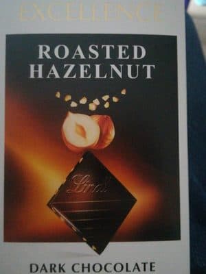 Lindt Excellence Roasted Hazelnut Dark Chocolate by Excellence - 47% chocolate bar