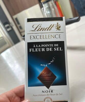 Sea Salt Dark Chocolate Bar by Lindt - 70% chocolate bar