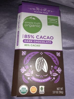 85% Cacao Dark Chocolate Bar by Simple Truth Organic - 85% chocolate bar