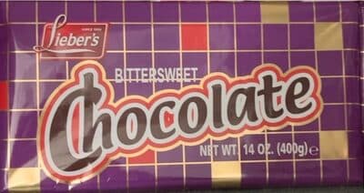 Bittersweet Chocolate by Lieber's - 70% chocolate bar
