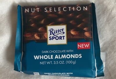 Dark Chocolate with Whole Almonds by Ritter Sport - 70% chocolate bar
