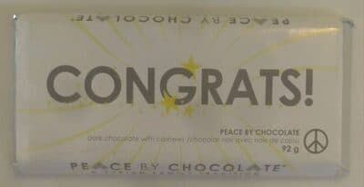Dark Chocolate with Cashews by Peace By Chocolate - 70% chocolate bar