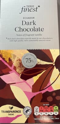Tesco Finest Ecuador Dark Chocolate by Tesco Finest - 70% chocolate bar