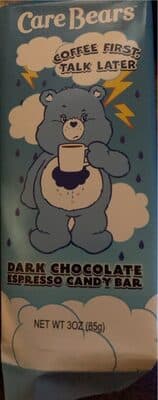 Dark Chocolate Espresso Bar by Care Bears - 70% chocolate bar