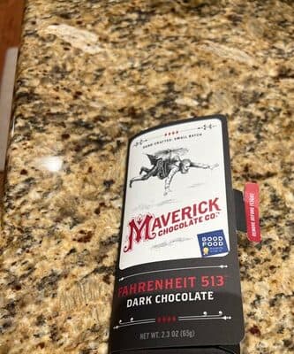 Fahrenheit 513 Dark Chocolate by Maverick chocolate - 70% chocolate bar