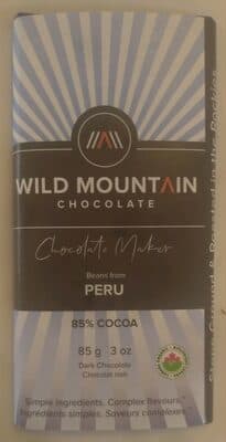 85% Cocoa Dark Chocolate by Wild Mountain Chocolate - 85% chocolate bar