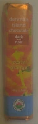 Zesty Orange Dark Chocolate by Denman Island Chocolate - 70% chocolate bar