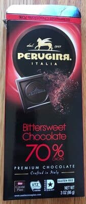Bittersweet Chocolate Bar, 70% Cacao by Perugina - 70% chocolate bar