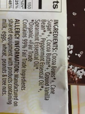 Organic Mint 70% Dark Chocolate by Theo - 70% chocolate bar