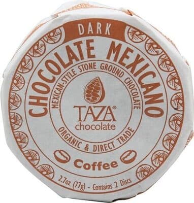 Coffee Dark Chocolate Mexicano by Taza Chocolate - 70% chocolate bar